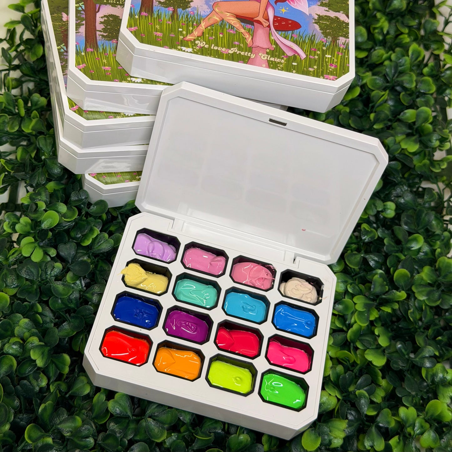 Garden Fairy Pat Painting Gel Palette