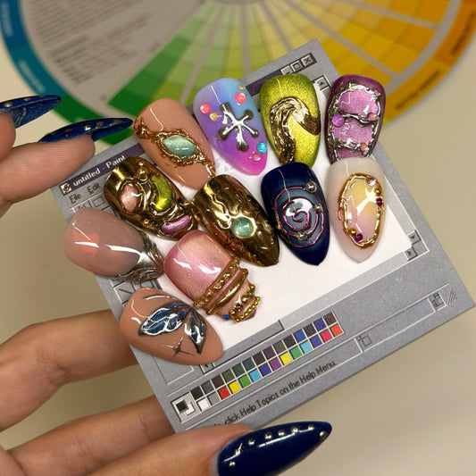 Bundle-Clases online/ Soft gel desde cero/Clase de personajes/Clase de cromado