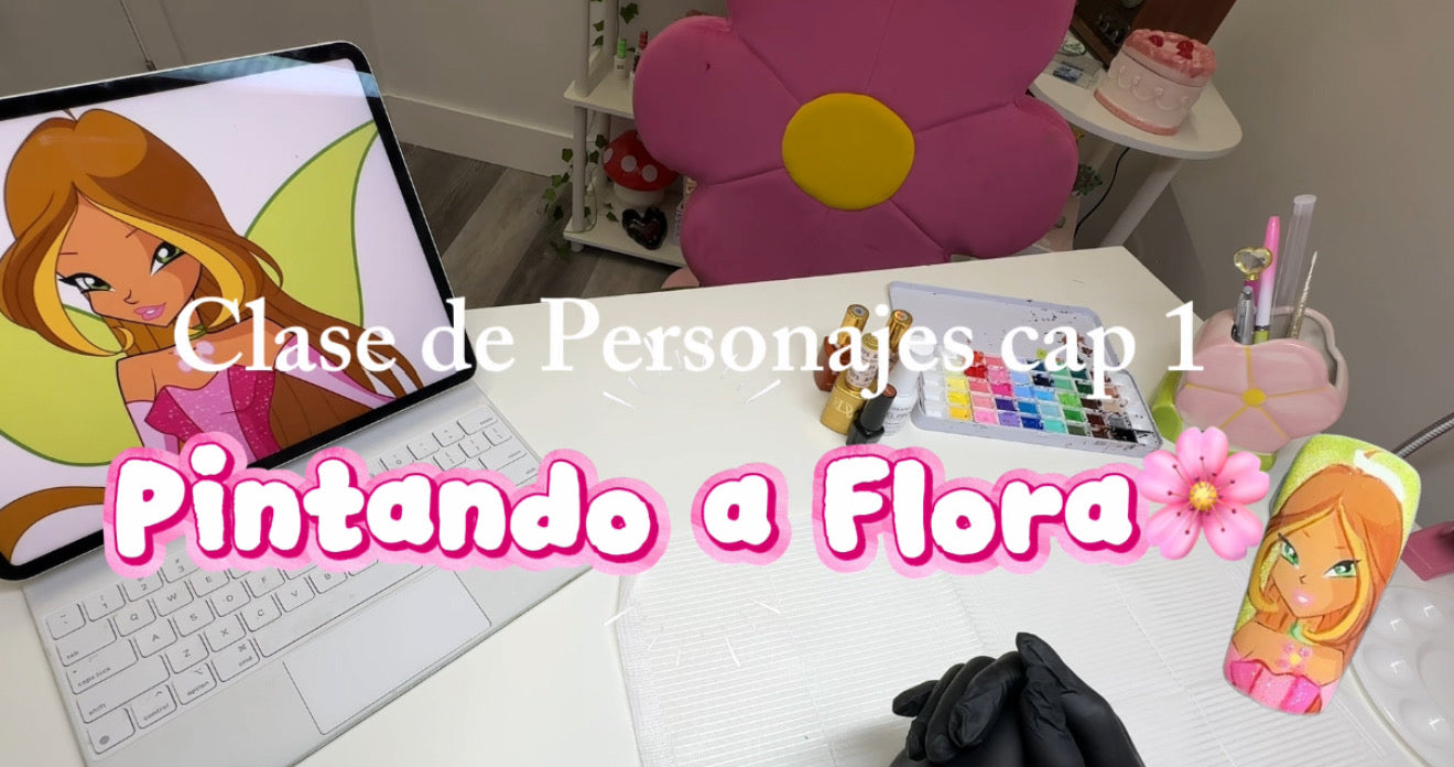 Cómo pintar personajes utilizando bloques de color + paso a paso con Flora🌸✨